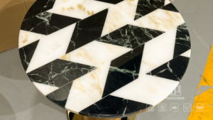 Luxury Natural Marble Nordic Side <b>Table</b> Marble Slab Top Fine <b>Coffee</b> <b>Table</b> Round Stainless Steel <b>Small</b> <b>Coffee</b> <b>Table</b> Marble Slab T - Product Image 3