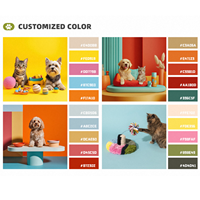 Jouet pour chien en peluche silencieux, jouet à mâcher souple sans rembourrage, design plat pour les marques d'animaux de compagnie, importateurs, programmes d'approvisionnement en gros