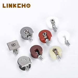 Connecteurs cachés en nickel-fer de 6 mm en forme de L pour étagères, durables, antirouille, étanches, pour armoires d'<span class=keywords><strong>angle</strong></span>, support d'étagère 2-en-1 - Product Image 6