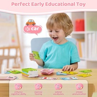Cartes Flash parlantes espagnoles/anglaises Machine d'éducation précoce Dispositif interactif d'apprentissage électronique audible des langues