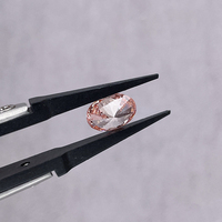 Diamante Rosa Intenso de Laboratorio, Corte Ovalado, 1ct 2ct, Certificado IGI, Starsgem
