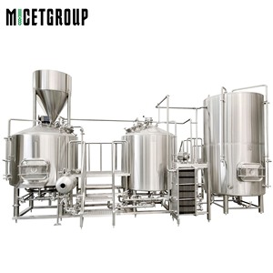 Équipement <span class=keywords><strong>de</strong></span> brassage <span class=keywords><strong>de</strong></span> <span class=keywords><strong>bière</strong></span> artisanal en acier inoxydable <span class=keywords><strong>de</strong></span> 1000 L avec pompe, réservoir sous pression, moteur et roulement - Product Image 3