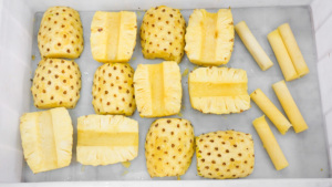 Fully Automatic <strong>Pineapple</strong> Skin Peeling Coring Head And Tail Cutting Separating <strong>Machine</strong> Industrial <strong>Pineapple</strong> Peeling <strong>Machine</strong> - Product Image 3