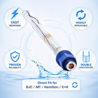 Capteur de pH pour Fermentation, Diamètre 12 mm, Connecteur PG13.5 S8 pour Surveillance en Ligne du Bioréacteur, Autoclavable, Personnalisable OEM ODM