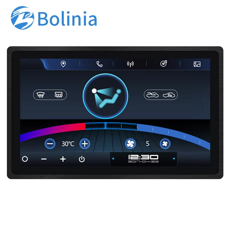 21.5 Inch IPS Capacitive Touch Screen Industrial Monitor 1920*1080 HD-MI VGA DVI USB Metal Aluminum Frame Pure Flat Embedded TFT