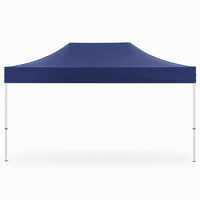 Tonnelle Pliante Robuste 3x6m avec Structure en Acier Thermolaqué et Tissu Oxford Commercial Imperméable 2000-3000mm Quatre Saisons