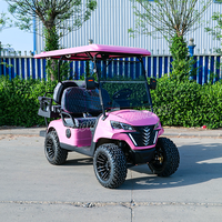 Voiturette de golf électrique chinoise 72V 3-4 places, type Club Car, à prix abordables, 30-50 km/h, à vendre, quatre places fermées et motorisées