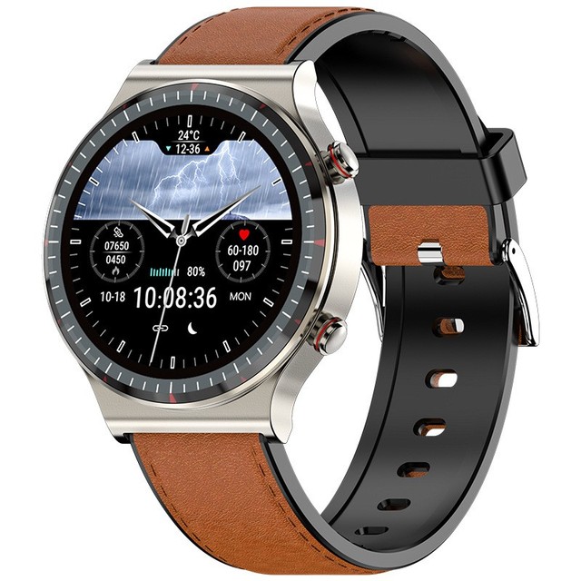 G08 Medical Grade Smart Watch Temp Monitoring Ecg Smartwatch Health Blood Pressure Bracelet Ir Oxygen Monitoring Elderly Health