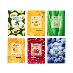 Toptan hakiki hyaluronik asit nemlendirici salatalık gül Aloe Vera bitki yüz maskesi esnaf ve İngilizce konuşan pazarlar için - Product Image 3