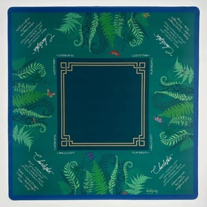 Tapete de Mahjong de Lujo con Superficie Lisa, Cubierta Plegable para Mesa de Juego, Neopreno Americano, Colorido, con Diseño de Pagodas <span class=keywords><strong>Lorelei</strong></span>, para Mahjong - Product Image 5
