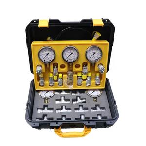 Outils de diagnostic pour excavatrices, manomètre hydraulique, 5 jauges, boîtier en acier inoxydable OEM, jauges de test de pression hydraulique - Product Image 6