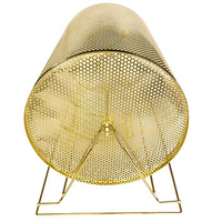 Tambour de tirage au sort en laiton plaqué de grande taille pour tirage au sort de billets