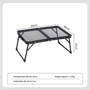 Table pliante d'extérieur robuste pour usage commercial, table en aluminium résistante aux intempéries pour restaurants, cafés et locations d'événements - Product Image 3