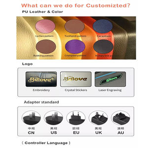 Luxe <span class=keywords><strong>pas</strong></span> <span class=keywords><strong>cher</strong></span> prix 4D AI musique corps entier airbags Shiatsu zéro gravité pédicure électrique fauteuil de massage fauteuil produits de massage - Product Image 5