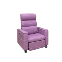 Fauteuil médical manuel EUSOKON EU-MC524 pour patient avec poteau porte-perfusion, garantie 1 an, pour thérapie par perfusion et usage médical