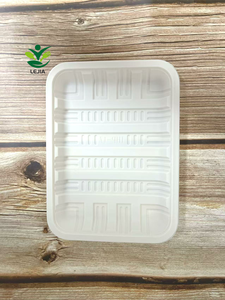 <span class=keywords><strong>Precio</strong></span> de fábrica de 7 pulgadas, almidón de maíz desechable, bandeja rectangular biodegradable, placa de almidón desechable biodegradable para frutas - Product Image 6