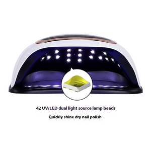 Lampe à ongles 168W, 42 LED, séchage rapide du vernis gel, lumière UV, logo personnalisé, équipement professionnel pour l'amélioration des ongles - Product Image 3