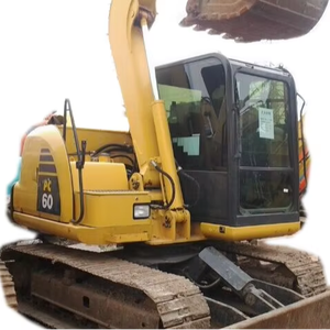 Komatsu Engine 6Ton Rubber <b>Track</b> Mini Excavator Used komatsu Excavator PC60 Used Komatsu Excavator EMC Certified - Product Image 1
