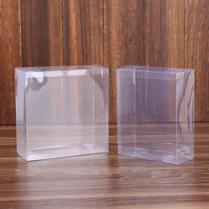 Acetate Box PET/PVC Clear Benutzer definierte transparente Kunststoff box Display Custom Design Geschenk box