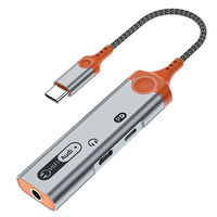 Adaptateur audio numérique Type C vers 3,5 mm avec charge rapide 60W, convertisseur casque Type-C vers 3,5 mm pour diffusion en direct