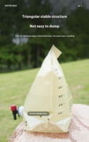 Poche souple pliable 8L en PE, qualité alimentaire, recyclable, avec bec verseur, pour eau, bidon d'urgence, sport, camping, bière, champagne