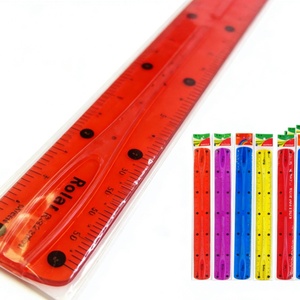 Regla Flexible de Plástico Transparente de 30 cm, Regla Flexible de Plástico Promocional con Buen Precio - Product Image 3