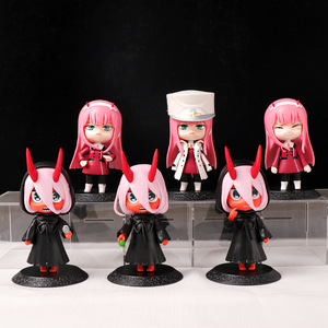 Anime tesoro nel modello FRANXX <span class=keywords><strong>Zero</strong></span> due caratteri 3 pezzi Set PVC ornamento Desktop Action Figure 10cm - Product Image 4