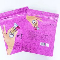 Sachet Doypack alimentaire personnalisé imprimé avec fermeture éclair thermoscellable 3.5 28g 1oz, anti-odeur, à fond plat, en plastique Mylar, pour salades et sushis