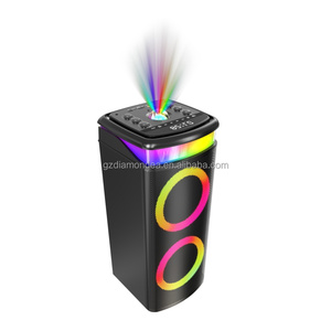 Hot Sales Dual <strong>8</strong>'' Private Party Speaker BT Audio with Wheels, Exciting Light <strong>Show</strong> with Long Playtime Perfect for Outdoor Events - Product Image 5