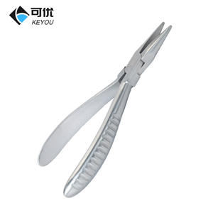 Pince à lunettes Keyou 1/8 po à pointe lisse pour ajustement de monture et réparation de plaquettes nasales - Product Image 1