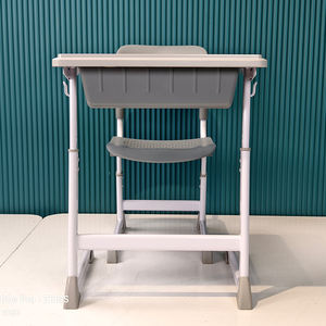 โต๊ะและเก้าอี้พลาสติกตามหลักการยศาสตร์สำหรับนักเรียนมัธยมเฟอร์นิเจอร์สำหรับโรงเรียน - Product Image 2