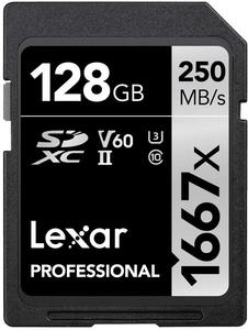 Tarjeta de Memoria SDXC UHS-II/U3 100% Original y Auténtica Profesional 1667X de 64GB, 128GB y 256GB para Cámara, Tarjeta de Memoria LSD1667 - Product Image 2