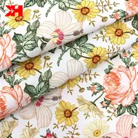 Custom Floral Print Fabric, 100% Cotton, Customized Design