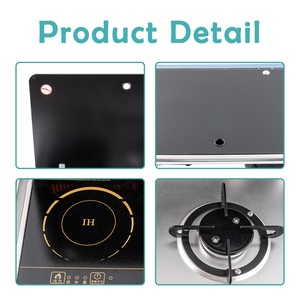 JDA Vente en gros Brûleur à gaz encastré en acier inoxydable 304 et table de cuisson à induction pour camping-car, caravane, camping-car, bateau - Product Image 5