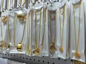 <span class=keywords><strong>Set</strong></span> Perhiasan Arab <span class=keywords><strong>Saudi</strong></span> Chunky, <span class=keywords><strong>Set</strong></span> Kalung dan Anting Emas Dubai, <span class=keywords><strong>Set</strong></span> Perhiasan Emas Afrika Anti-Kusam - Product Image 4