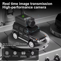 Voiture télécommandée miniature EPT 1/64 avec caméra, contrôle APP 2.4G entièrement proportionnel, véhicule de poche avec lumières, jouets avec caméra HD FPV Wi-Fi et gyroscope