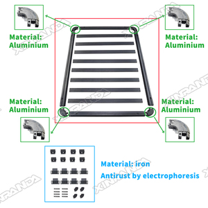 Nuovo portapacchi per tetto a 5 porte Jimny Carrier Kit piattaforma in alluminio per Suzuki XL Jimny Wagon JC74 2024 2025 deserto portapacchi - Product Image 4