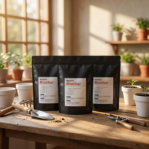 Engrais biologique granulaire Neutura Biochar 100% pureté à libération lente pour les plantes de jardin - Product Image 6