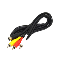 Câble audio vidéo AV 3,5 mm Jack 3 RCA mâle, convertisseur standard pour haut-parleur, boîtier TV, lecteur CD/DVD, caméra, moniteur de voiture