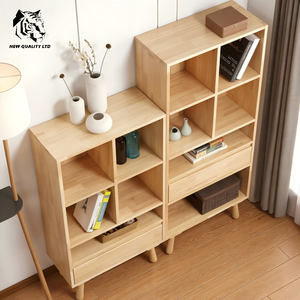 Meuble bibliothèque en bois, prix de gros Chine, personnalisable, stock important, prêt à être expédié, nouvelle mode, mobilier de bureau. - Product Image 3