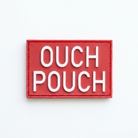 Écussons personnalisés 3D en PVC/silicone écologique avec logo de marque, à crochets et boucles, thermocollants, souples, pour chapeaux et vêtements