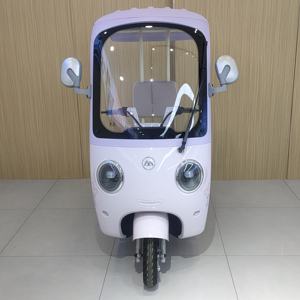 Стильный новый модный трехколесный полузакрытый Электрический трехколесный велосипед для семейных поездок - Product Image 1