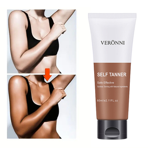 Loción Autobronceadora de 60 ml, Crema Autobronceadora para Rostro y Cuerpo, Bronceador, <span class=keywords><strong>Protector</strong></span> <span class=keywords><strong>Solar</strong></span> - Product Image 1