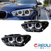Conjunto de Faros LED con Luz Diurna y Señal de Giro Secuencial para BMW Serie 1 F20 LCI 2015-2018, Conexión Directa sin Errores