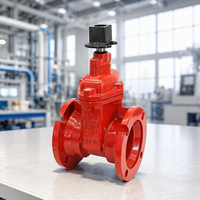 Vanne à opercule à bride en fonte ductile avec joint souple EPDM PN16 DN50-DN300 pour le contrôle de l'eau