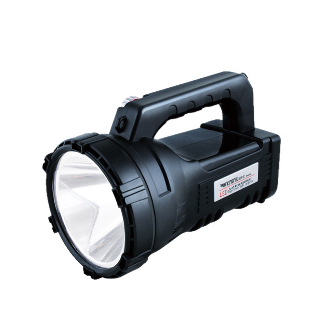 Factory Wholesale Large Capacity 500 Meters Light Portable Lamp Outdoor Lighting Patrol Searchlight Plastic LED IP33 Rated