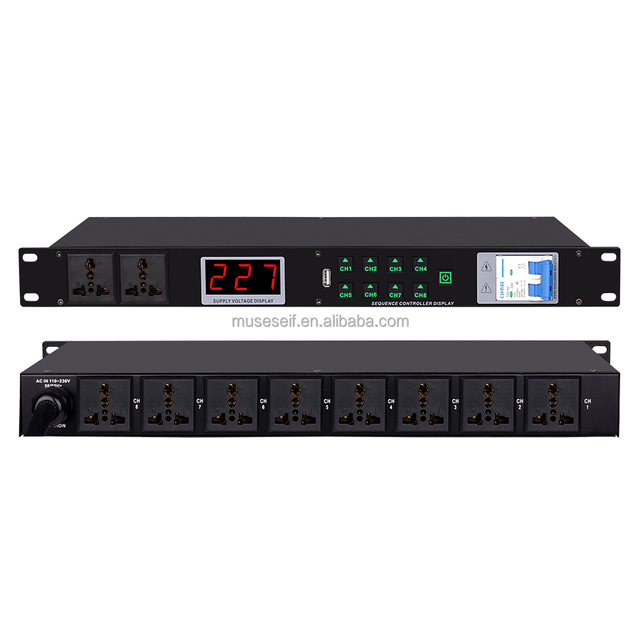 EIF//KD309 Independent air Switch 8-way Power Sequencer Suitable for Sound System Stage Performance