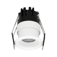 Mini spot encastré LED COB 3-7W moderne en aluminium pour vitrine de bijoux d'hôtel