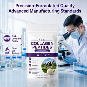 Poudre de collagène Vanwin en gros OEM/ODM avec types de collagène L, II, III, V, X – Peptides de collagène non aromatisés en vrac - Product Image 2