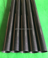 2m 4m 5m 6m 7m Tube rond ovale carré en fibre de carbone flexible 30mm Torsion/mât de bateau à voile/tuyau/flèche